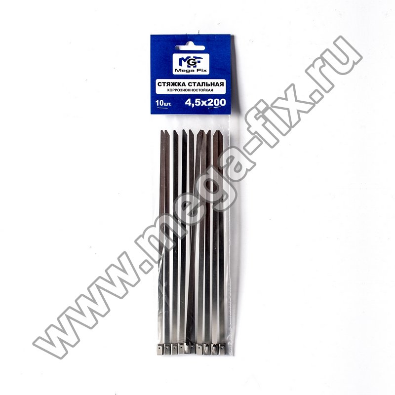 Хомут-стяжка стальная коррозионностойкая 7,9х500 (50 шт./уп.)
